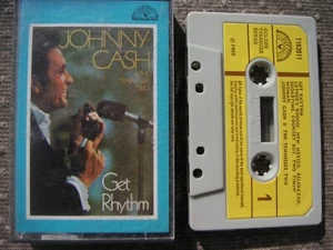 'GET RHYTHM' JOHNNY CASH & THE TENNESSEE TWO RARE UK SUN GOLDEN TREASURE TAPE - Picture 1 of 2