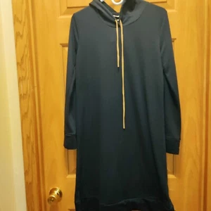 Bombom abito felpa con cappuccio blu navy donna tg small - Foto 1 di 5