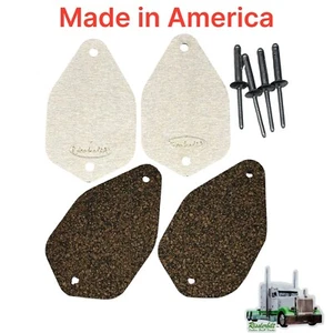Peterbilt Cab Roof Plates Horn Block Off Plates Stainless Steel Paintable Kit - Bild 1 von 1