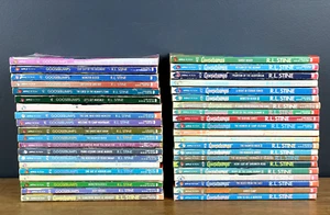 Vintage Goosebumps x41 Paperback Books Bulk Lot Bundle RL Stine 1990 Scholastic - Picture 1 of 7