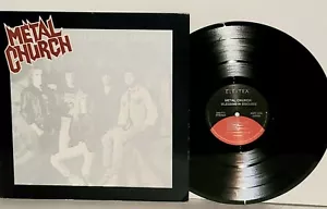 METAL CHURCH Blessing In Disguise LP VG+ Original 1989 Elektra Vinyl 608171 - Imagen 1 de 3