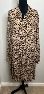 Time and Tru Animal Print Kleid, Damengröße 20, neu mit Etikett - Bild 1 von 6