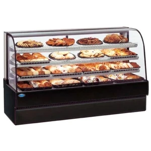 New!! Federal Bakery Display Case 60’’ Black  No refrigeration 4 shelves  - Picture 1 of 4