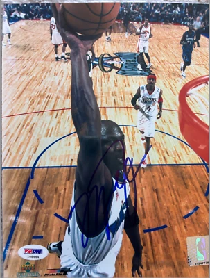 Michael Jordan Washington Wizards Signed 8x10 Photo PSA/DNA Verified - Image 1 of 4