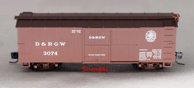 MTL DENVER & RIO GRANDE BOXCAR #3074 MICRO-TRAINS LINE 15101 Nn3 SCALE Z GAUGE - Image 1 of 4