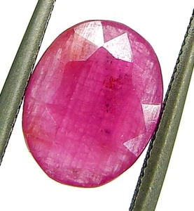 2.95 Ct Natural Ruby Loose Gemstone Oval Cut Untreated Top Quality Stone - 1323 - Picture 1 of 2