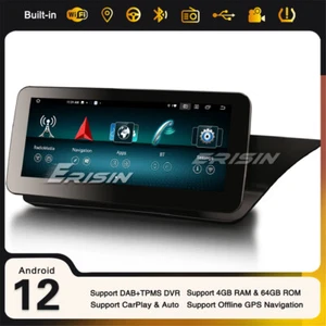 Autoradio 10,25" 8-Core Navi Android 13 DAB+ Mercedes Classe E W212 S212 NTG 4.0 - Foto 1 di 24