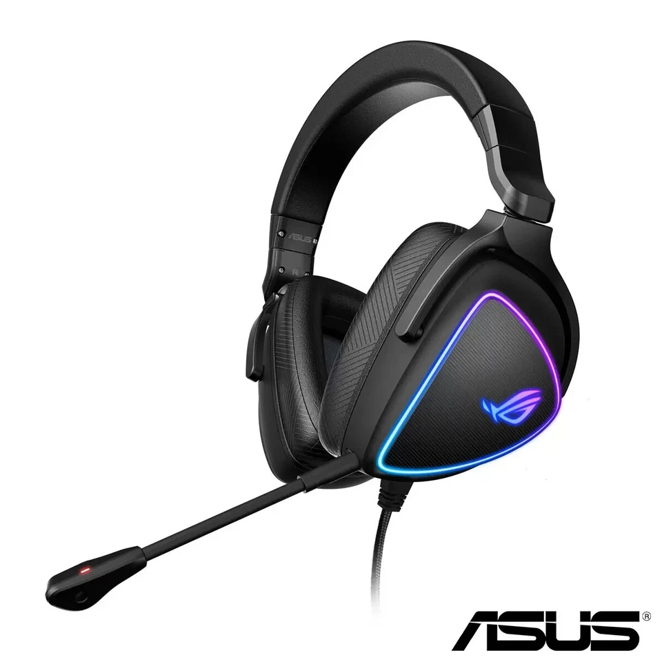 Asus ROG Delta S Wired RGB Gaming Headset with AI noise cancelling mic Black - Image 1 of 4