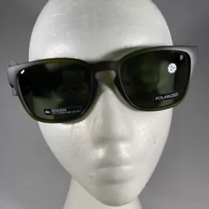 QUIKSILVER EQYEY03087 'Rekiem' Polarized Sunglasses - Matte CR K/Grey Polarized - Picture 1 of 10