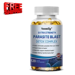 PARASITE BLAST - Beseitigen Sie innere Parasiten Darmreinigung und Entgiftung - Bild 1 von 12