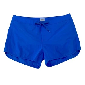 prAna donna Schaffie costume da bagno corto taglia L blu ibrido UPF 50+ pantaloncini da tavola - Foto 1 di 12