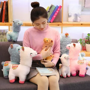 Alpacasso Kawaii Llama Plush Doll Alpaca Animal Soft Pillow Kids Baby Xmas Toy - Picture 1 of 13