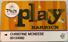 Plaza Las Vegas Play Barrick Casino Players Slot Card Older card Vintage Vegas  