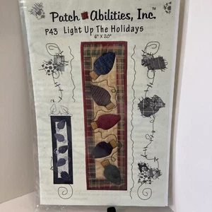 Patch Fähigkeiten Light Up the Holidays #P 43 6” x 20” Muster - Bild 1 von 2