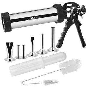 2 Pound Jerky Gun Kits Jerky Maker Gun Stainless Steel Sausage Stuffer - Picture 1 of 7