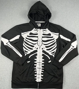 Members Only + The Chive Jacket Hoodie Windbreaker Men's XL Bones Full Zip Track - Picture 1 of 14