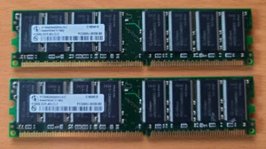 Infineon HYS64D64320HU-5-C DDR-400 CL3 (PC-3200) PC-3200U - 512MB x2 (1 GB) - Picture 1 of 1