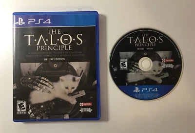 The Talos Principle: Deluxe Edition PS4 (Sony Playstation 4, 2015) Box & Disc - Image 1 of 4