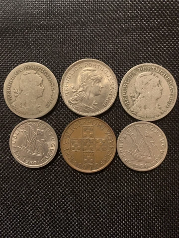 Portuguese coins  1929-1980. 50 Centavos Portugal Cover