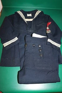 Vintage Child's Navy Uniform Size 2 label Jack Horner  - Picture 1 of 11