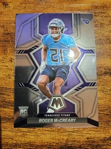 Roger McCreary 2022 Mosaic Rookie Card RC Tennessee Titans - Foto 1 di 2