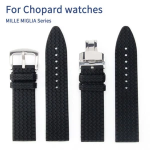 Correa de reloj de goma de 23/21 mm para Chopard Racing 168511 correas de reloj de silicona - Imagen 1 de 15