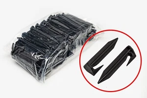 Fuxbau Erdnägel PVC 100 Stk. Kabel Kabelbefestigung Automower, Rasenroboter - Bild 1 von 3