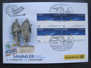 Bund MiNr. 2732 Viererblock auf Messebeleg- Sammler Prag (GB 949) - Picture 1 of 1