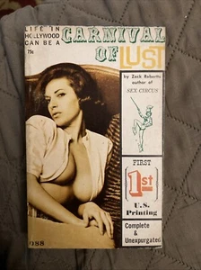 Sleaze gga Vintage Pb, Carnival Of Lust by Roberts, Frimac Book 088, 1963, VG - Imagen 1 de 6