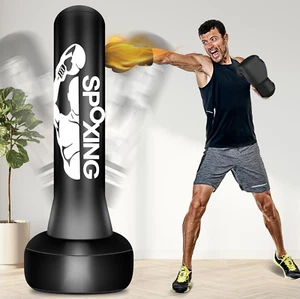 Freestanding Punching Bags for Adults Teens - 70" Heavy Bag with Stand Men Stand - Picture 1 of 12