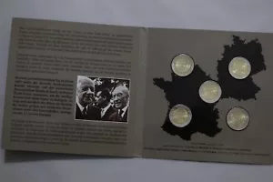 🧭🇩🇪 ALEMANIA 5x 2 EUROS 2013 TRATADO DEL ELÍSEO EN CARPETA B79 #288 - Imagen 1 de 4