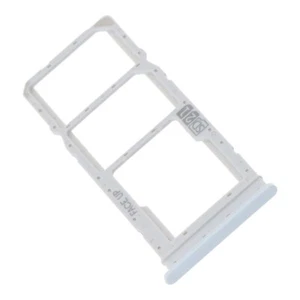 Pour Motorola Moto G13  G23 Tiroir support plateau carte double Sim double blanc - Photo 1 sur 3