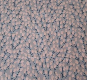 P&B Textiles The Meadow Lane BTY The Tiny Garden Floral Dusty Pink Blue Gray - Picture 1 of 3