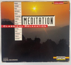 Meditation Classical Relazation volume 1-5 audio CD box set Easy listening music - Imagen 1 de 3
