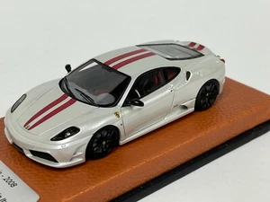 1/43 Tecnomodel Ferrari 430 Scuderia Pearl White Red Stripe One Off T-MI-21SP! - Picture 1 of 11