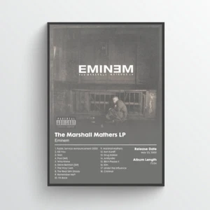 Eminem The Marshall Mathers LP poster album - Foto 1 di 3