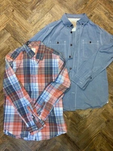 2 x Mens Long Sleeved Shirts (John Lewis S & Gap XS) - Picture 1 of 8