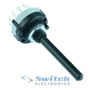 1, 2, 3, 4 Poles Rotary Switch Solder Terminals 150mA 250V Lorlin