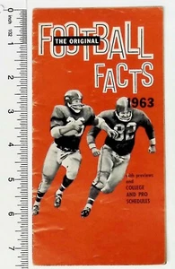 1963 Football Facts Roger Staubach College und Pro - Bild 1 von 6