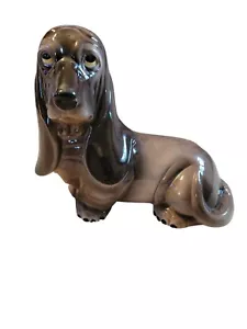 Vintage 13" Porzellan Basset Hound - Dackel Hund - Bild 1 von 8