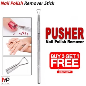 Removedor de Esmalte UV Gel – Pusher Triangular de Acero para Manicura Profesion - Picture 1 of 7