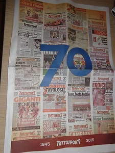SPECIAL 70 YEARS TUTTOSPORT 1945-2015 ANNEX 30-7-2015 20 PAGES - Picture 1 of 1
