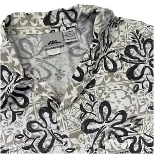Vintage No Fear Hawaiian Shirt Button Up Mens Size XL Short Sleeve Floral USA - Picture 1 of 8