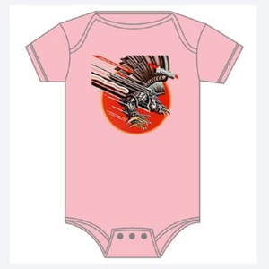 JUDAS PRIEST - pink - Baby Body Kinder Strampler - Size 6 Monate / Month - Neu - Bild 1 von 1