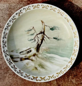 Royal Copenhagen Pastell Farbton Teller flache Schale Künstler signiert 1963 EXTREM SELTEN - Bild 1 von 8