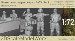 Bundeswehr Panzerbesatzungen Figurensatz 1 - 1:72 Leopard 2 - 12 Figuren - Bild 1 von 6