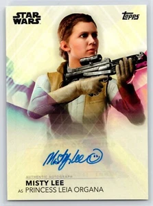 Autografo PRINCESS LEIA ORGANA 2020 Donne di Star Wars #A-ML - Foto 1 di 2