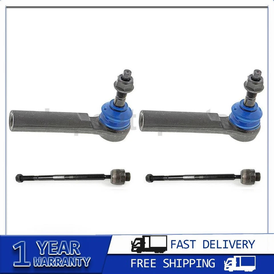 Extremidades de haste de amarração compatíveis com Cadillac Escalade 6.2L 2014 2013 2012 2011 2010 2009 2008 2007 - Imagem 1 de 4