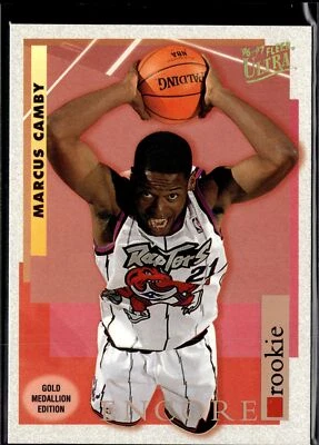 1996-97 Fleer Ultra #G-267 Marcus Camby Gold Medallion Rookie Encore Raptors - Image 1 of 2