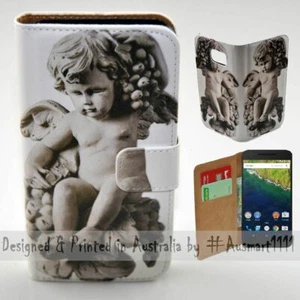 For Google Pixel Series - Baby Angel Theme Print Wallet Mobile Phone Case Cover - Picture 1 of 3